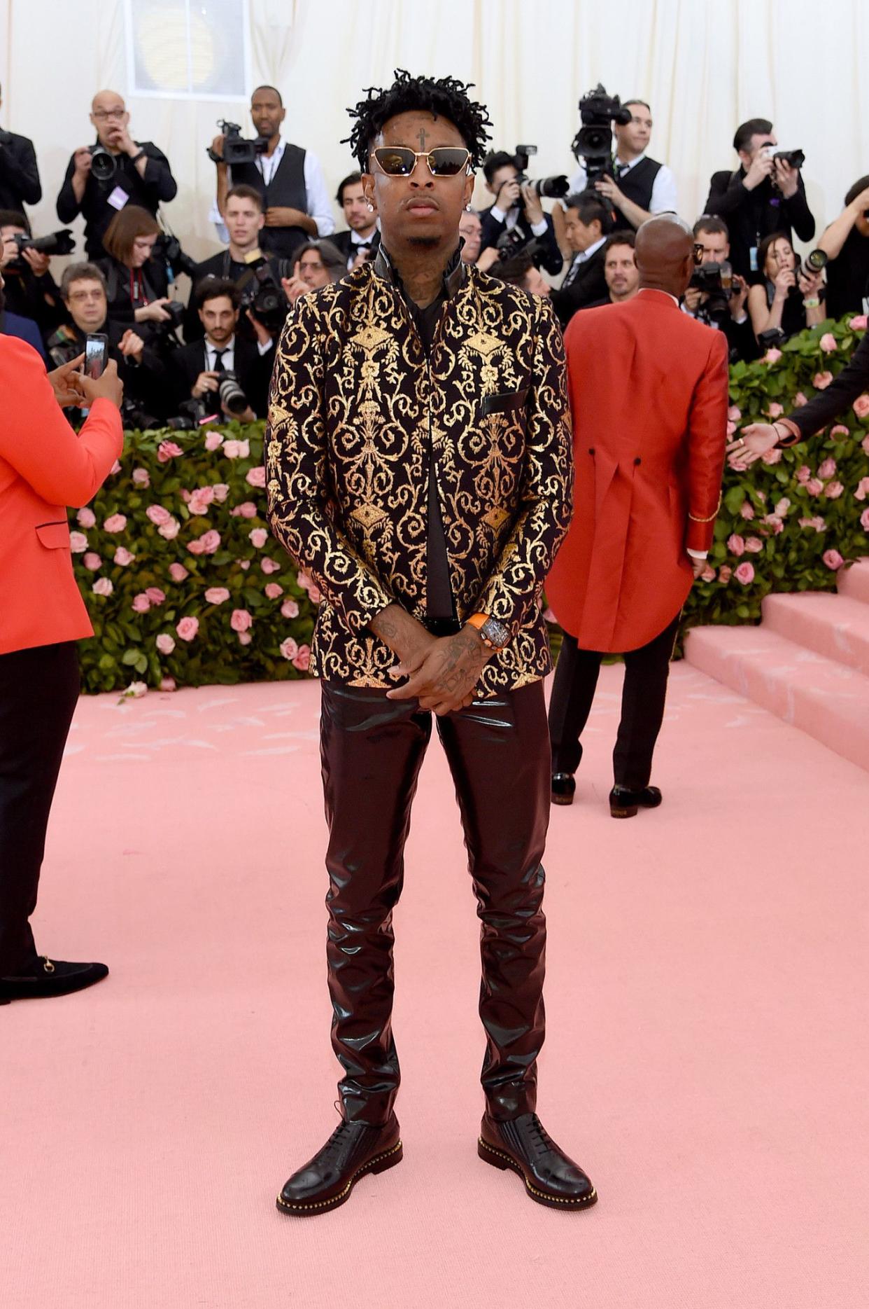 21 Savage attends The 2019 Met Gala Celebrating Camp: Notes on Fashion at Metropolitan Museum of Art on May 06, 2019 in New York City.