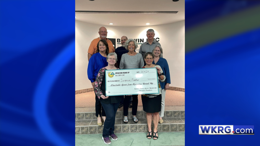 The Baldwin County Electric Membership Charitable Foundation recently presented a grant to Ecumenical Ministries of Baldwin County. (Courtesy: Baldwin EMC)