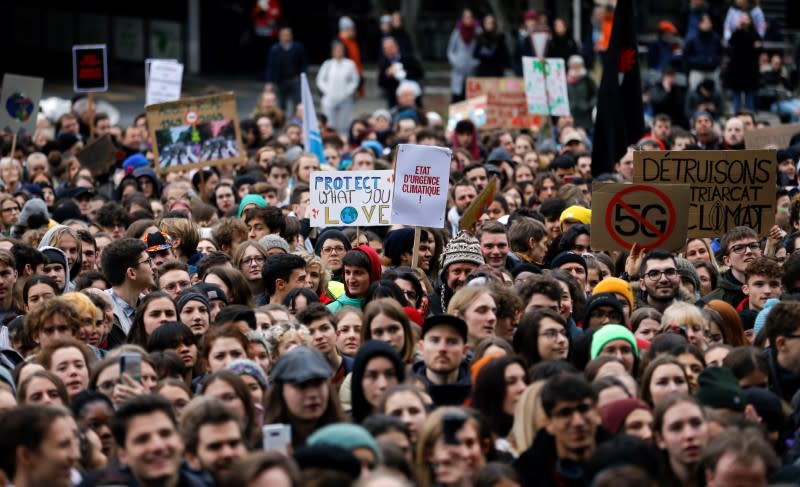 Fridays For Future climate march in Lausanne