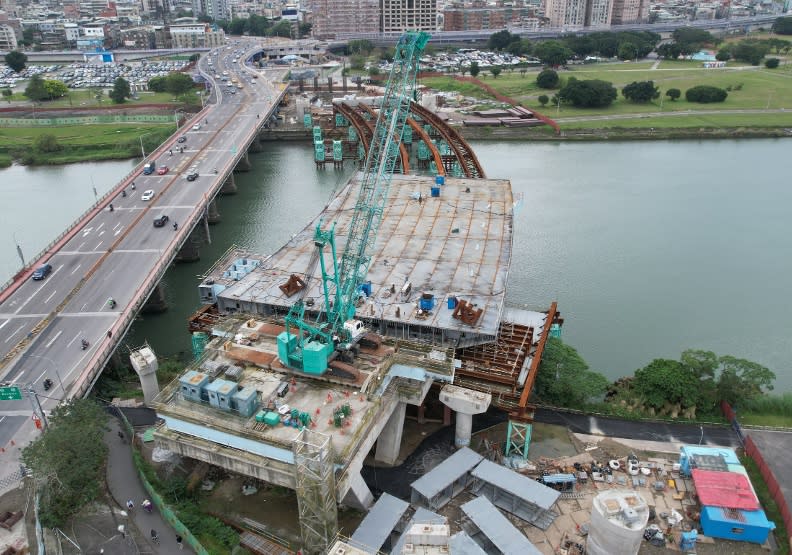 雙北市政府自2019年起共同推動「中正新橋」工程。取自台北市政府工務局新建工程處官網。