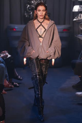 <p>Alexander Wang</p> Paris Jackson in Alexander Wang runway show