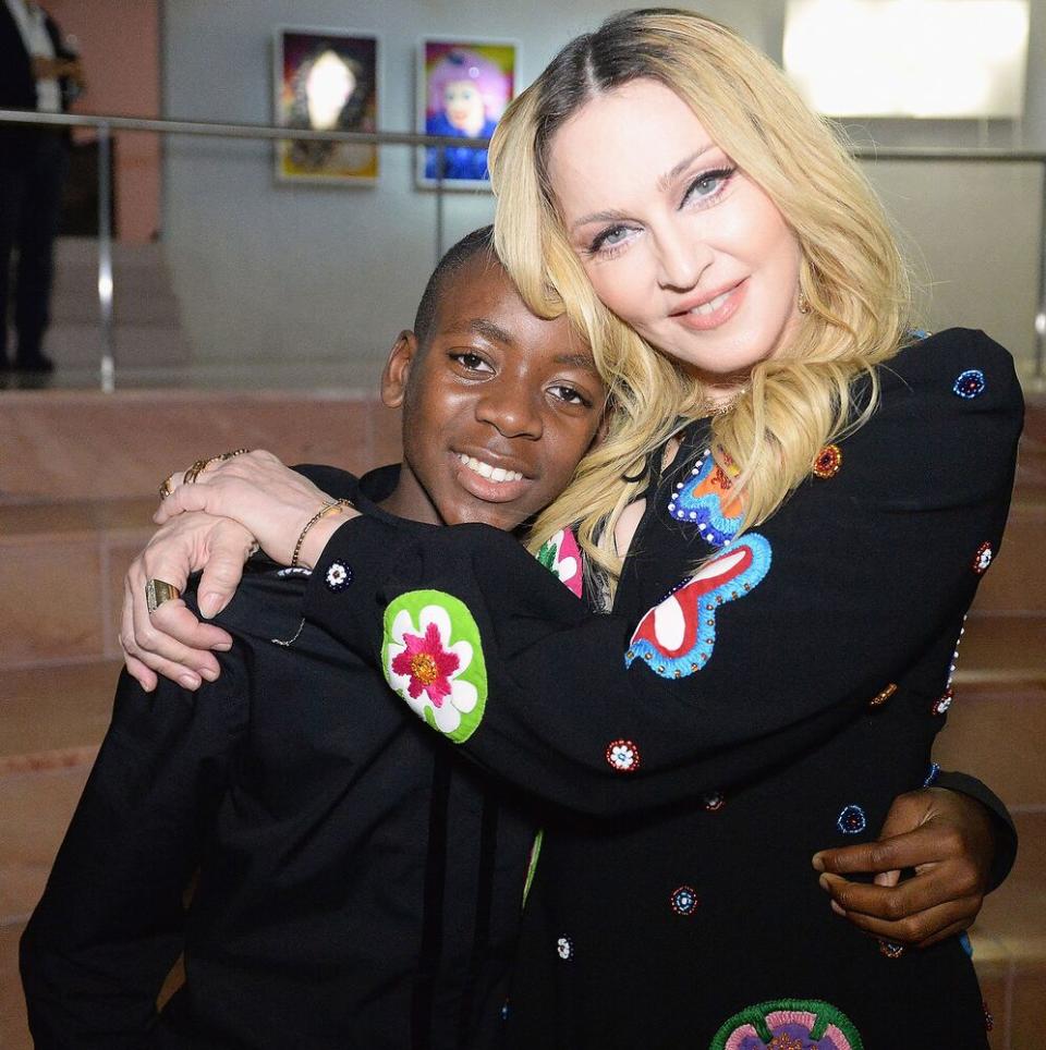 Madonna and son David