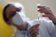 FILE PHOTO: Coronavirus disease (COVID-19) vaccination in La Baule