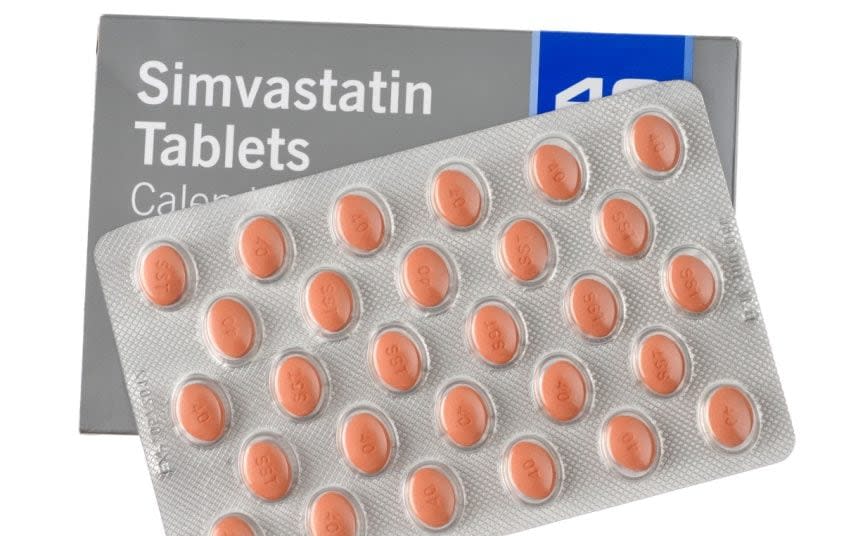 A commonly prescribed statin - Finnbarr Webster / Alamy