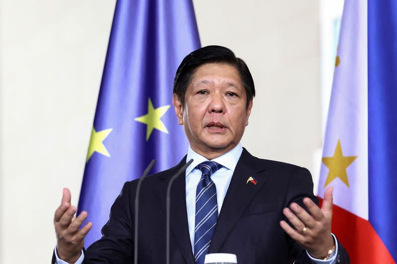 FILE PHOTO: Philippine President Ferdinand Marcos Jr. visits Germany