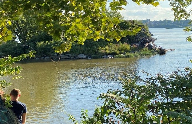 The public can examine – even fish from – the old piers of the Columbia Bridge that Union forces ordered to be burned in the Civil War. Accessible piers are just north of the Columbia Crossing visitors center in Columbia.