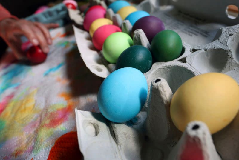▲復活節尋找彩蛋不僅具宗教意義又富有趣味，是歐美民眾一年一度的重大活動。（圖／美聯社／達志影像）