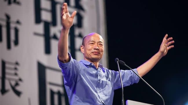 韓國瑜當年以89萬票當選高雄市長，後以近94萬票遭到罷免。（圖／翻攝自韓國瑜臉書）