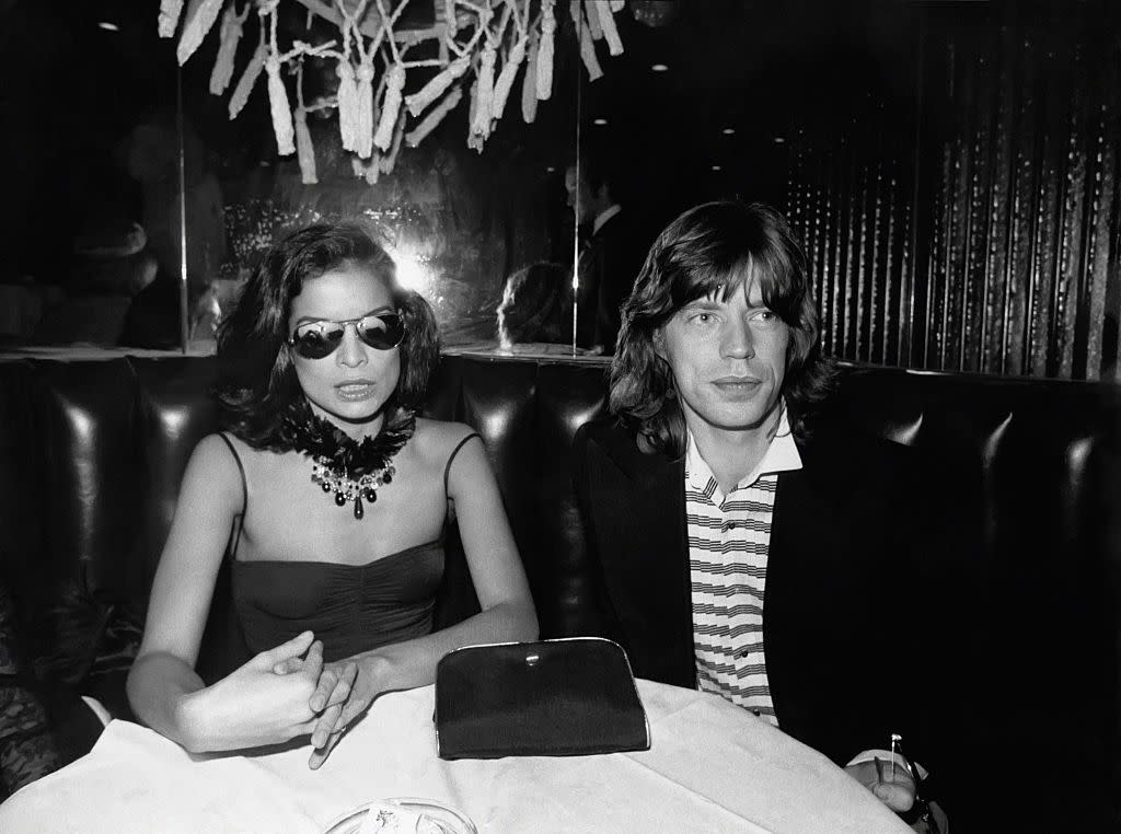 mick jagger and wife bianca jagger