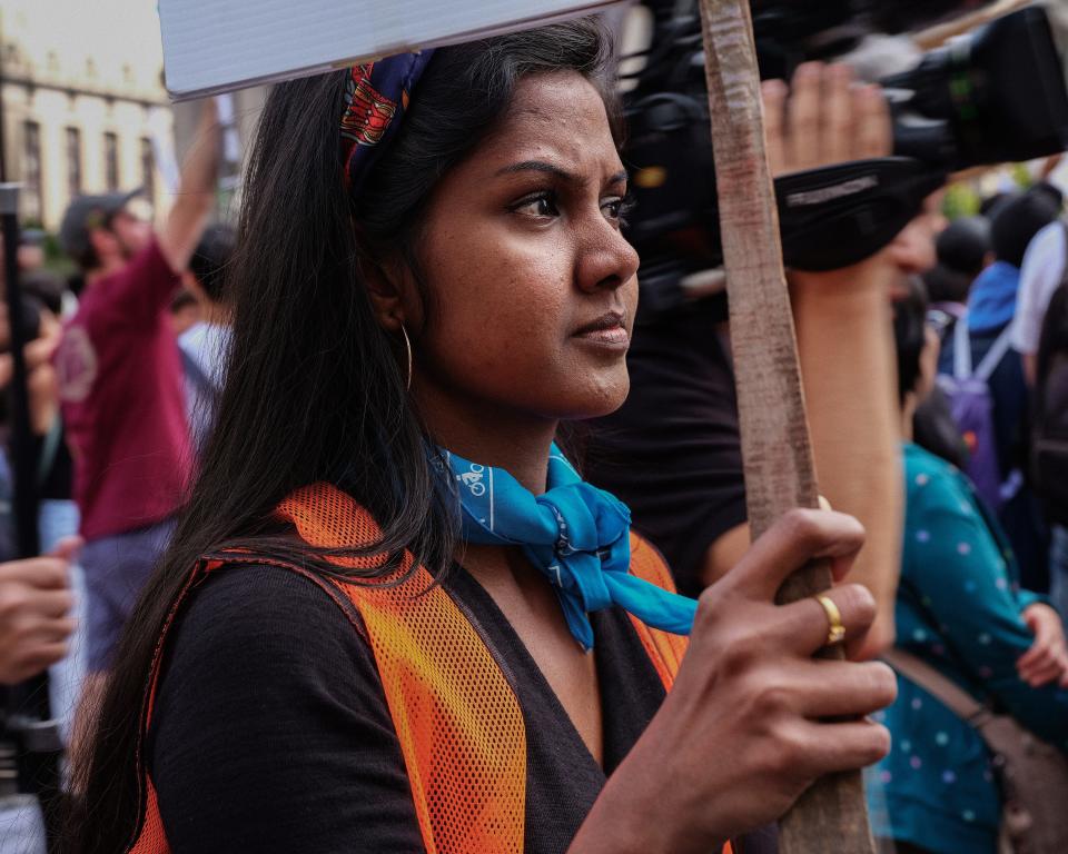 Priyadharshany Sandanapitchai, Climate Strike, Foley Square, New York City, September 20, 2019.