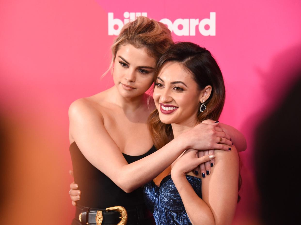 Selena Gomez and Francia Raisa attend Billboard Women In Music 2017.