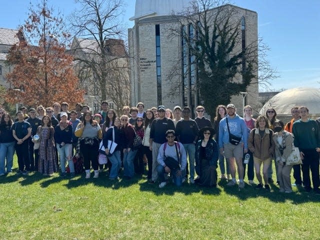 The University of Michigan Student Astronomical Society traveled to the University of Toledo to experience the total solar eclipse on Monday, April 8, 2024.