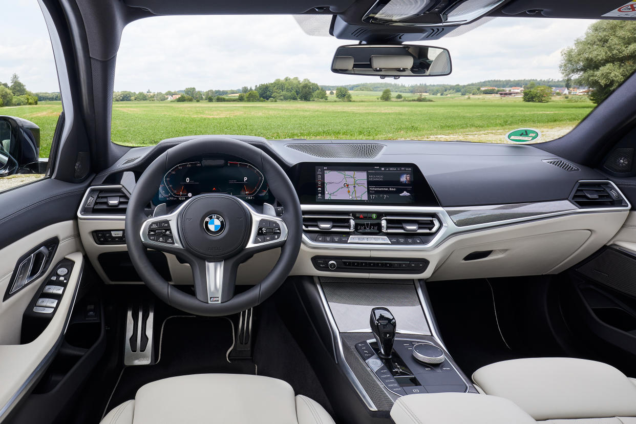 The interior of the 3 Series is well made and intuitively designed