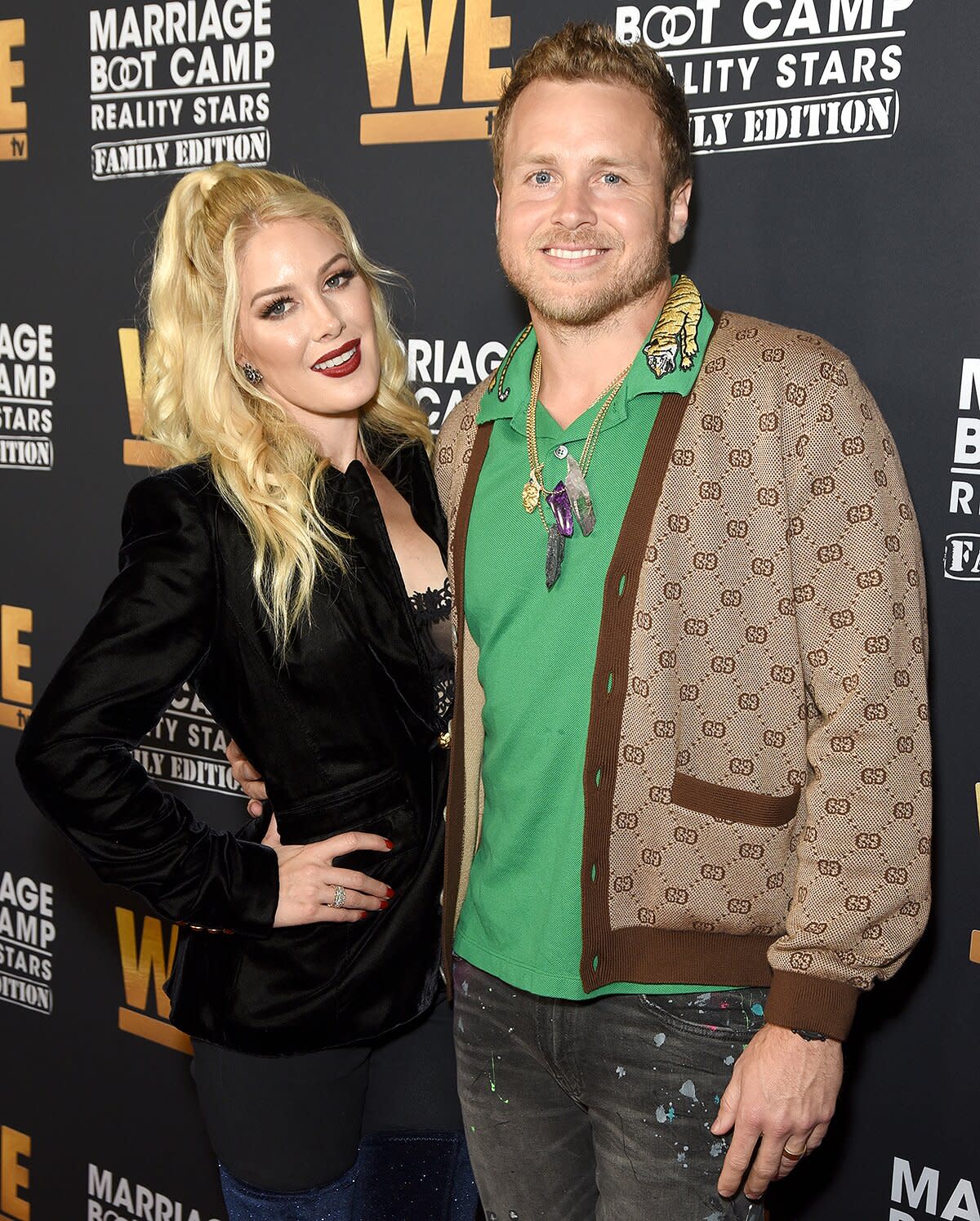 Heidi Montag and Spencer Pratt attend WE tv Celebrates the 100th Episode of the "Marriage Boot Camp"