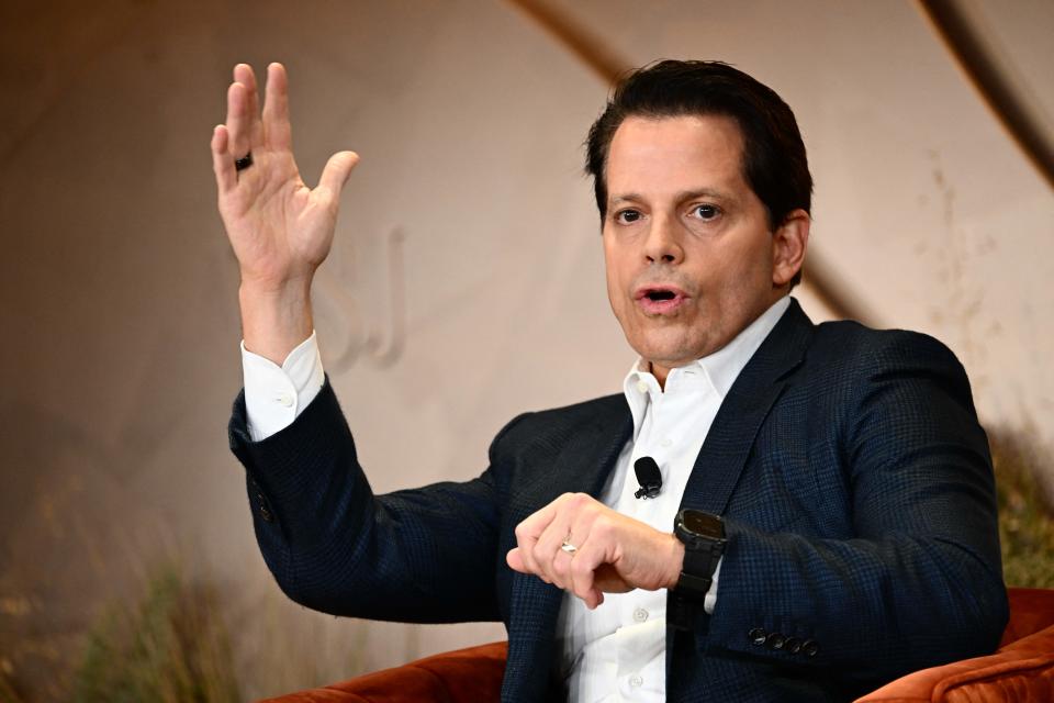 Anthony Scaramucci, founder and managing partner of SkyBridge Capital,  speaks during The Wall Street Journal's WSJ Tech Live Conference in Laguna Beach, California on October 17, 2023. (Photo by Patrick T. Fallon / AFP) (Photo by PATRICK T. FALLON/AFP via Getty Images)