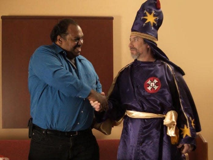 Daryl Davis with Ku Klux Klan Imperial Wizard