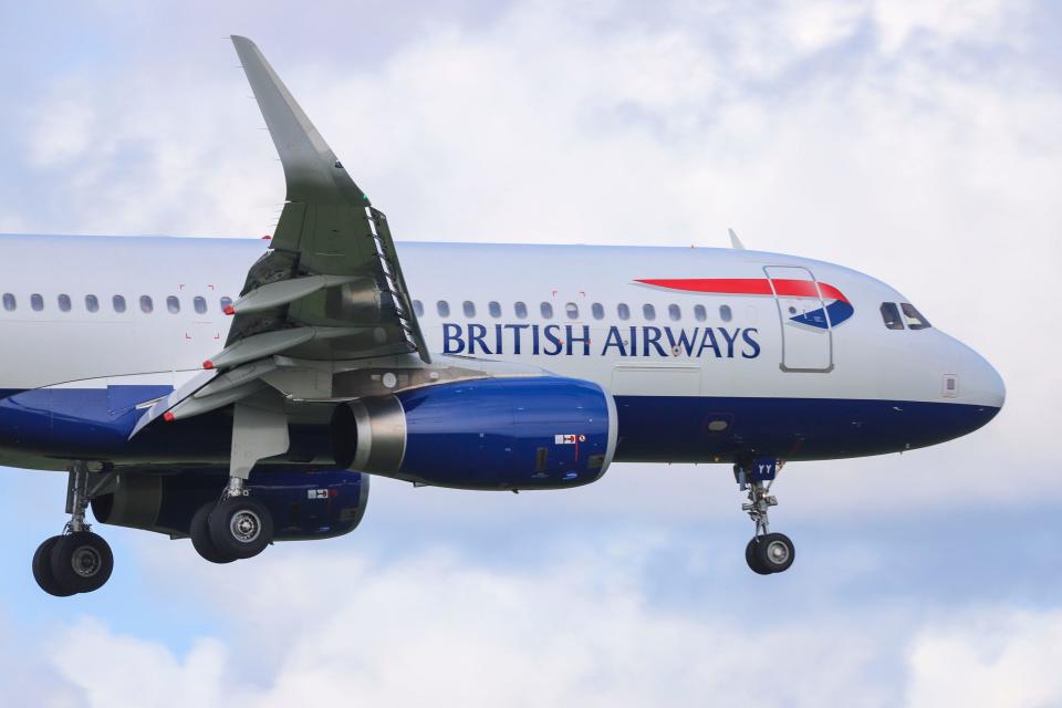 Ein Airbus A320 der Fluggesellschaft British Airways. - Copyright: Nicolas Economou/NurPhoto via Getty Images