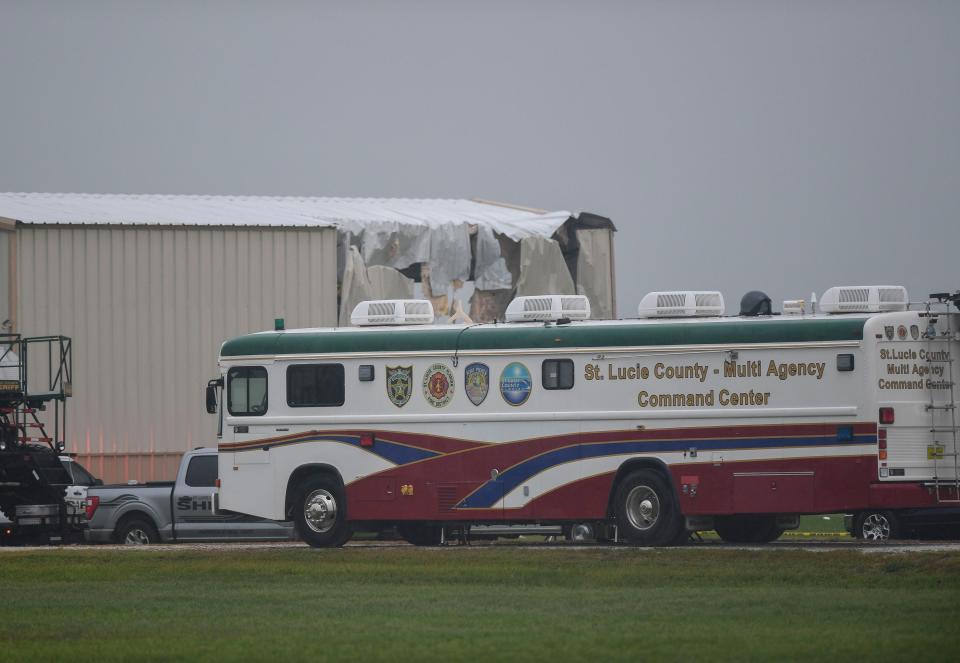 St. Lucie County Sheriff’s Office responds to a plane crash at a private residence, 20024 Southern Star Drive, in St. Lucie County, off north Sneed Road near Orange Avenue.