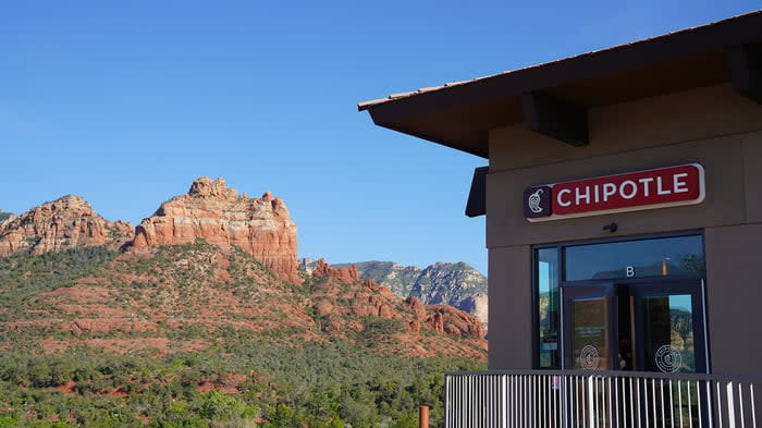 A Chipotle restaurant in Arizona.