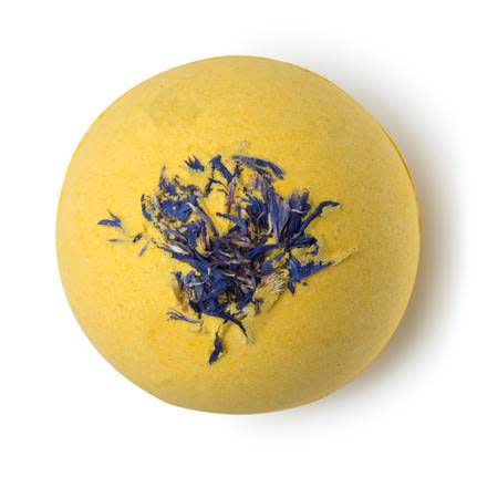 Lush Cosmetics wants to brighten up your day with its new Cheer Up Buttercup bath bomb