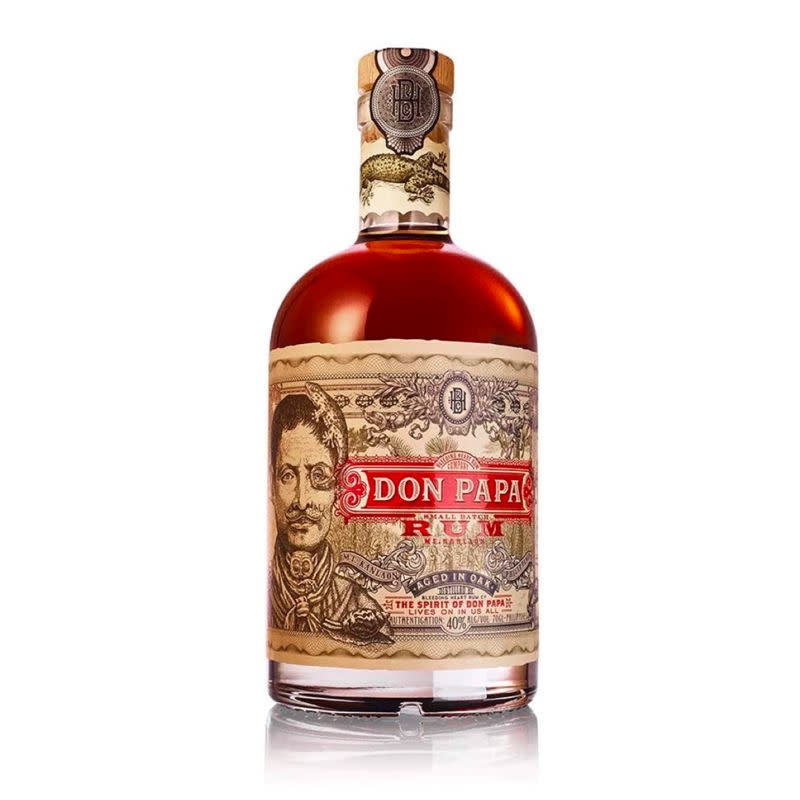 <p><a class="link " href="https://go.skimresources.com?id=127X678080&xs=1&url=https%3A%2F%2Fwww.masterofmalt.com%2Frum%2Fbleeding-heart-rum-co%2Fdon-papa-small-batch-rum%2F%3Futm_content%3Dbleeding-heart-rum-co%2Fdon-papa-small-batch-rum%26currencyCode%3DGBP%26utm_source%3Ddatabase%26utm_medium%3Dbase%26utm_campaign%3Dmom_base_1%26gclid%3DCj0KCQiAwf39BRCCARIsALXWETxumyuxgnx2-OP1gRTCr9iqMIL0JHJuRExW4rTq58MvDX3Bcc_lJ-oaAolkEALw_wcB" rel="noopener" target="_blank" data-ylk="slk:SHOP;elm:context_link;itc:0;sec:content-canvas">SHOP</a></p><p>Distilled in small batches on the island of Negros Occidental, which is the sugar cane capital in the Philippines, it's aged over seven years in oak barrels to give it its intense flavour which has notes of vanilla, honey and candied fruit.</p><p>£32, <a href="https://go.skimresources.com?id=127X678080&xs=1&url=https%3A%2F%2Fwww.masterofmalt.com%2Frum%2Fbleeding-heart-rum-co%2Fdon-papa-small-batch-rum%2F%3Futm_content%3Dbleeding-heart-rum-co%2Fdon-papa-small-batch-rum%26currencyCode%3DGBP%26utm_source%3Ddatabase%26utm_medium%3Dbase%26utm_campaign%3Dmom_base_1%26gclid%3DCj0KCQiAwf39BRCCARIsALXWETxumyuxgnx2-OP1gRTCr9iqMIL0JHJuRExW4rTq58MvDX3Bcc_lJ-oaAolkEALw_wcB" rel="noopener" target="_blank" data-ylk="slk:Master of Malt;elm:context_link;itc:0;sec:content-canvas" class="link ">Master of Malt</a></p>