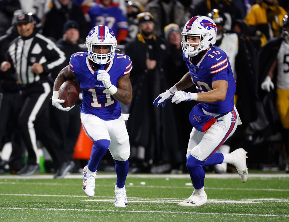 Buffalo Bills wide receiver Deonte Harty could be a casualty of the Bills salary cap situation.