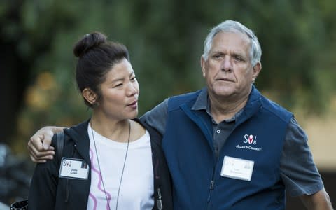 Julie Chen and Les Moonves, July 11 - Credit:  Drew Angerer/Getty