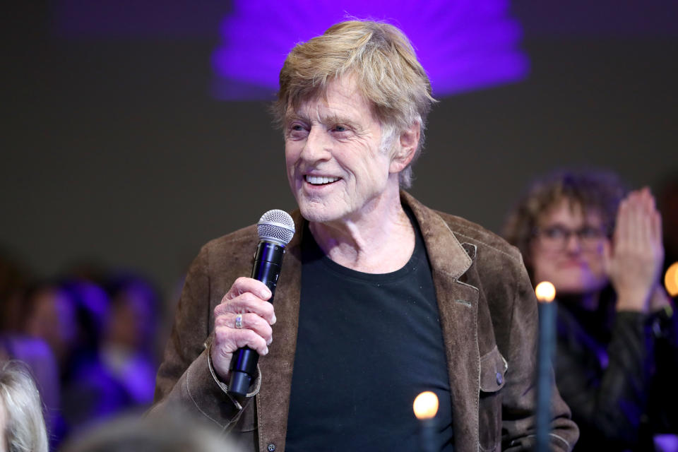 Robert Redford attends Sundance Institute's 'An Artist at the Table Presented by IMDbPro' at the 2020 Sundance Film Festival. (Photo by Rich Polk/Getty Images for IMDb)