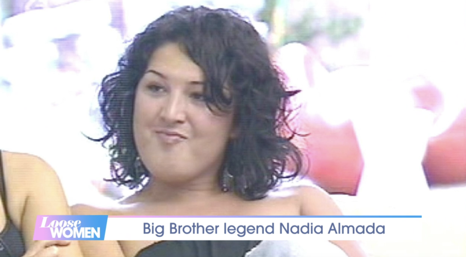 Nadia Almada in the Big Brother house. (ITV screenshot)