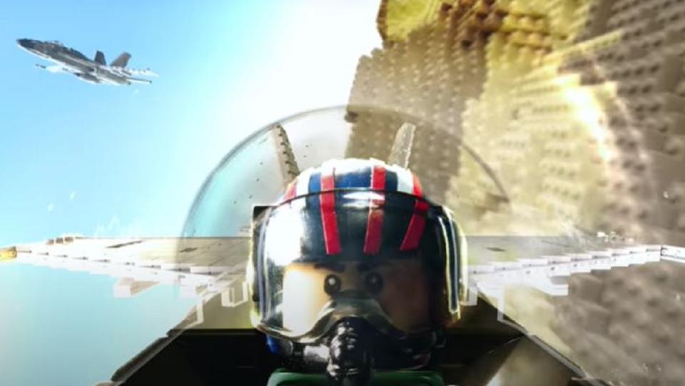Tom Cruise's hotshot pilot gets a LEGO version in this fan made Top Gun; Maverick trailer recreation.