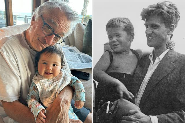 <p>Courtesy Robert De Niro;Courtesy of HBO and Canal Productions</p> Robert De Niro and daughter Gia; Robert De Niro and his father, Robert De Niro Sr.