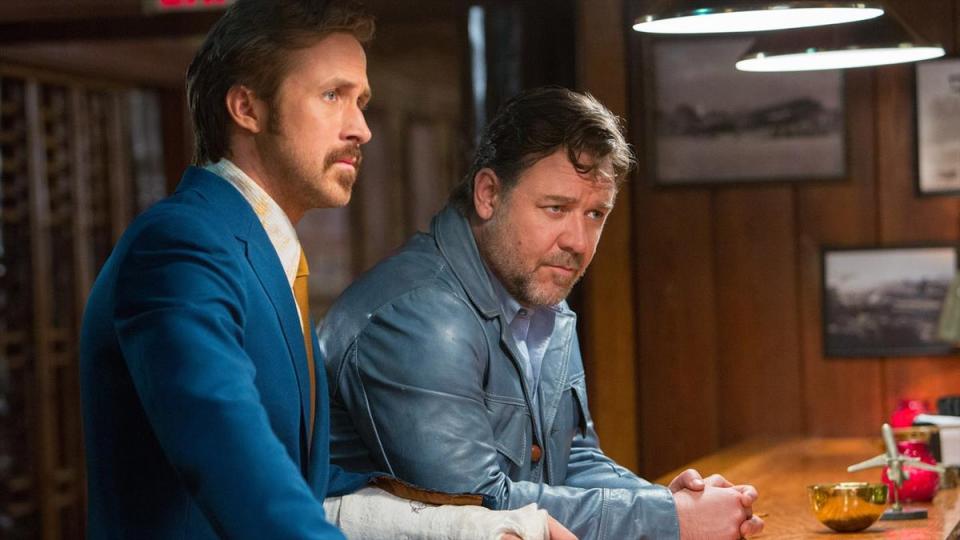 Ryan Gosling and Russell Crowe in ‘The Nice Guys’ (Warner Bros.)