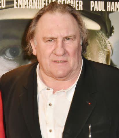 <p>Foc Kan/WireImage</p> Gerard Depardieu on Jan. 10, 2017