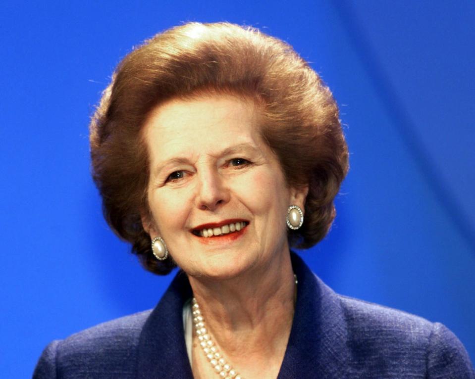 Mrs Thatcher’s government considered invoking emergency wartime powers to prevent people from bringing copies of the book into the UK (PA)