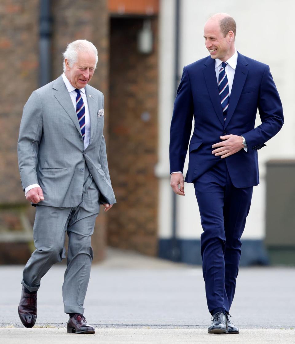 the king passes role of colonel in chief of the army air corps to the prince of wales