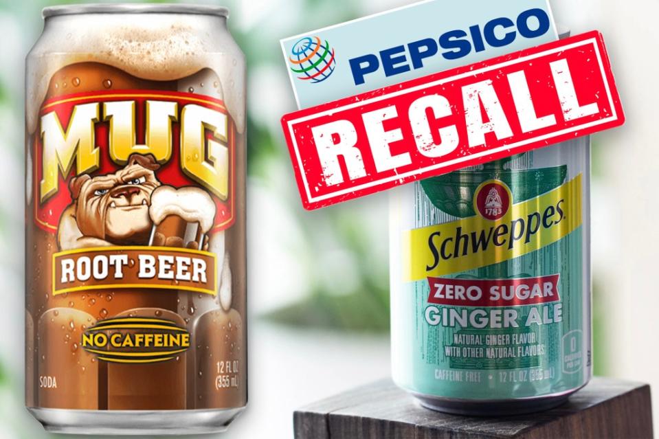 PepsiCo recently recalled Schweppes Zero Sugar Ginger Ale after the brand found it was full of sugar. And now, the soda giant is recalling another soda for incorrect labeling. NYPost Photo Illustration