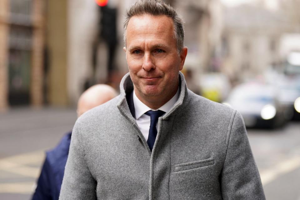 Michael Vaughan ‘burst into tears’ after being cleared of racism (PA)