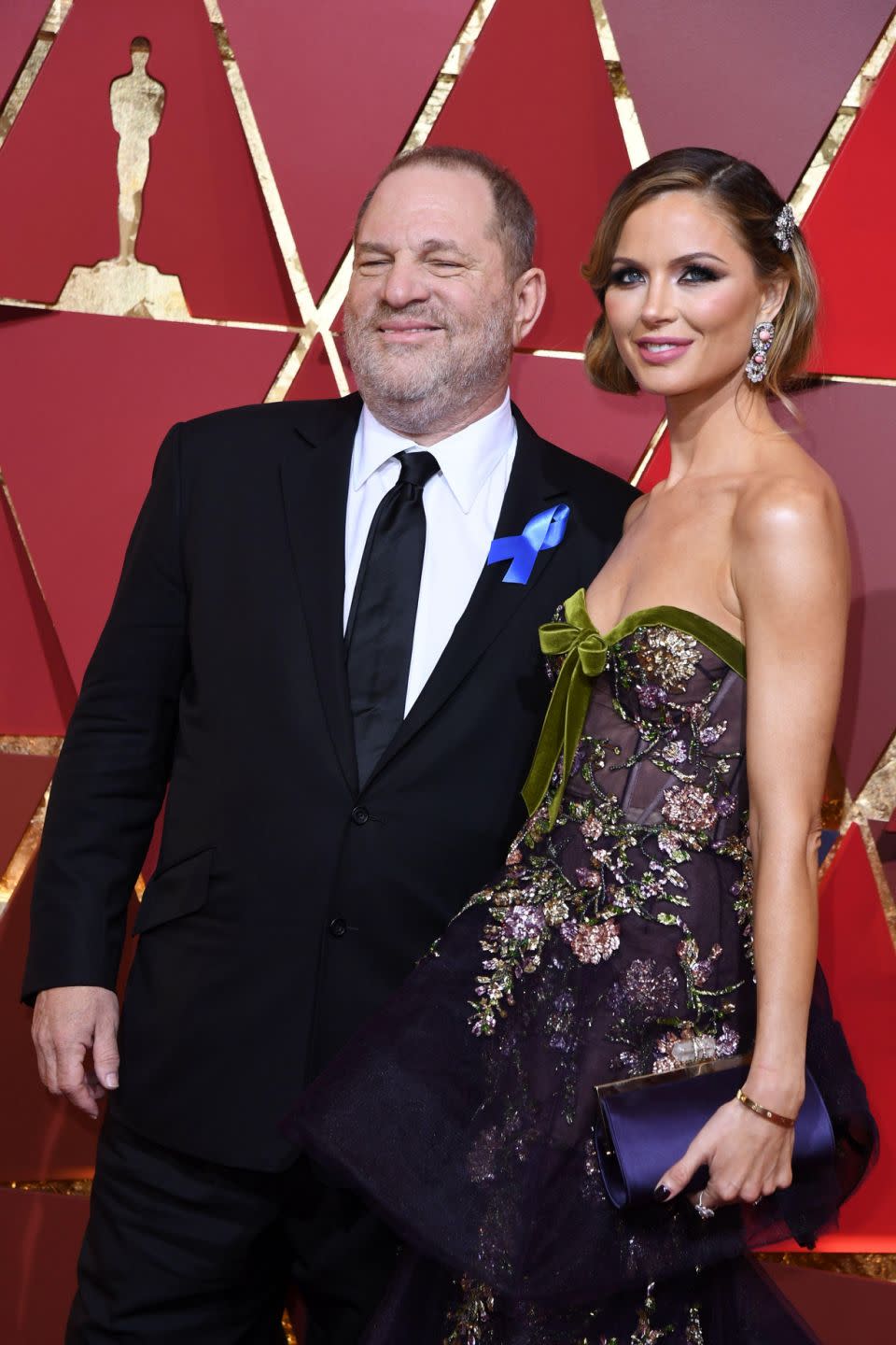 The producer says his wife Georgina Chapman, is standing by him. Photo: Getty