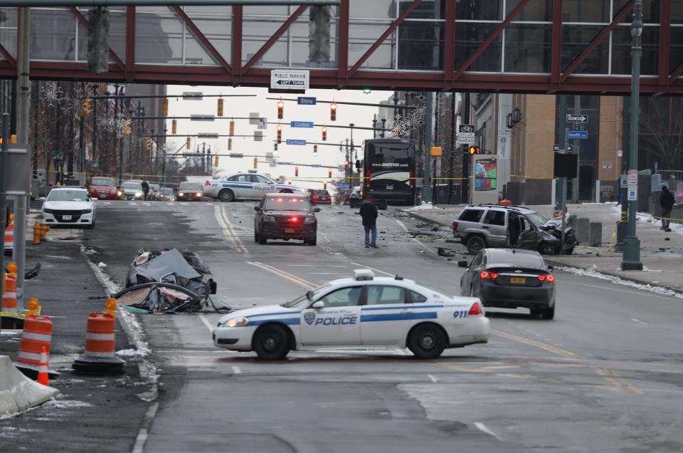 Rochester police are investigating a vehicle crash in downtown Rochester that left one dead and another seriously injured on January 7, 2022.