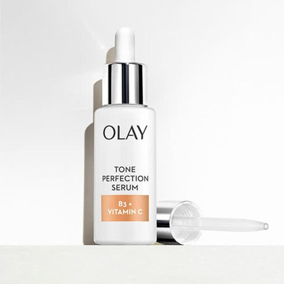 <p><a href="https://go.redirectingat.com?id=74968X1596630&url=https%3A%2F%2Fwww.olay.com%2Fserum-tone-perfection-vitamin-b3-vitamin-c&sref=https%3A%2F%2Fwww.bestproducts.com%2Fbeauty%2Fg20966726%2Fvitamin-c-face-serum-reviews%2F" rel="nofollow noopener" target="_blank" data-ylk="slk:Shop Now;elm:context_link;itc:0;sec:content-canvas" class="link ">Shop Now</a></p><p>Tone Perfection Serum Vitamin B3 + Vitamin C</p><p>$29.99</p><p>olay.com</p>