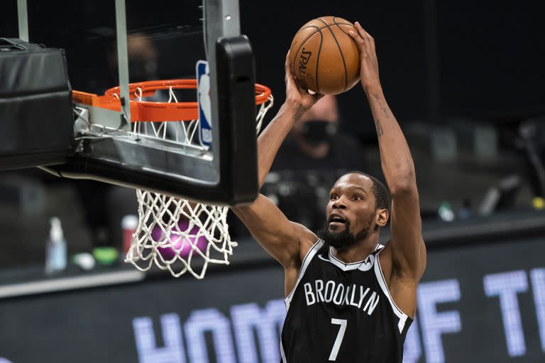 Kevin Durant, alero de los Nets de Brooklyn, uno de los portavoces de la legalización de la marihuana en los Estados Unidos