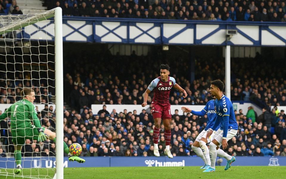 Pickford saves superbly to deny Ollie Watkins - Michael Regan/Getty Images