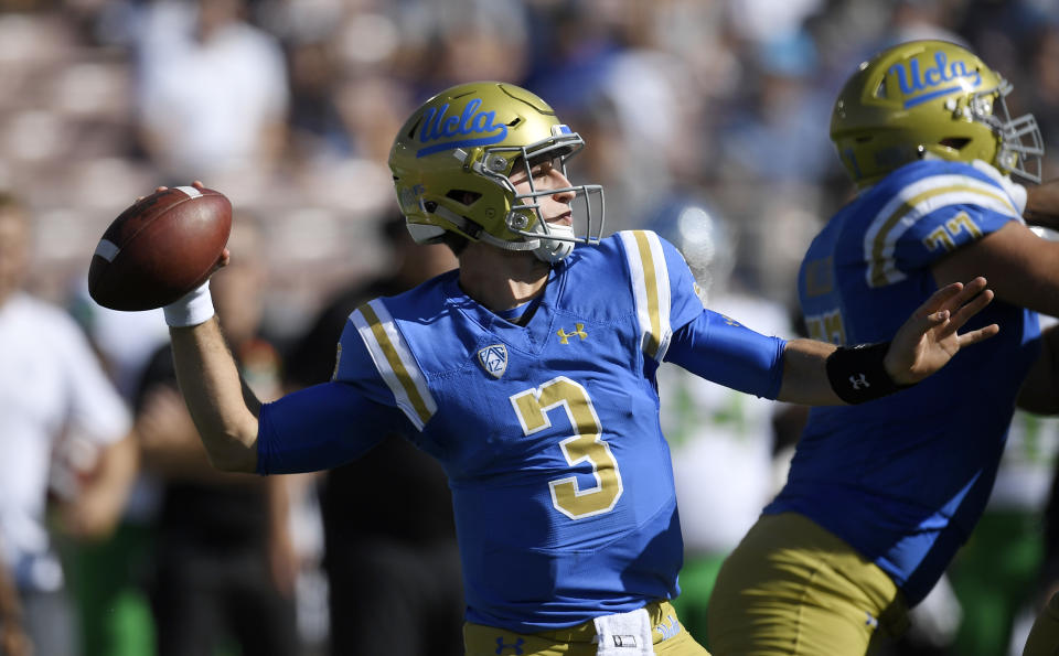 Josh Rosen declared he was leaving UCLA for the NFL draft. (AP) 