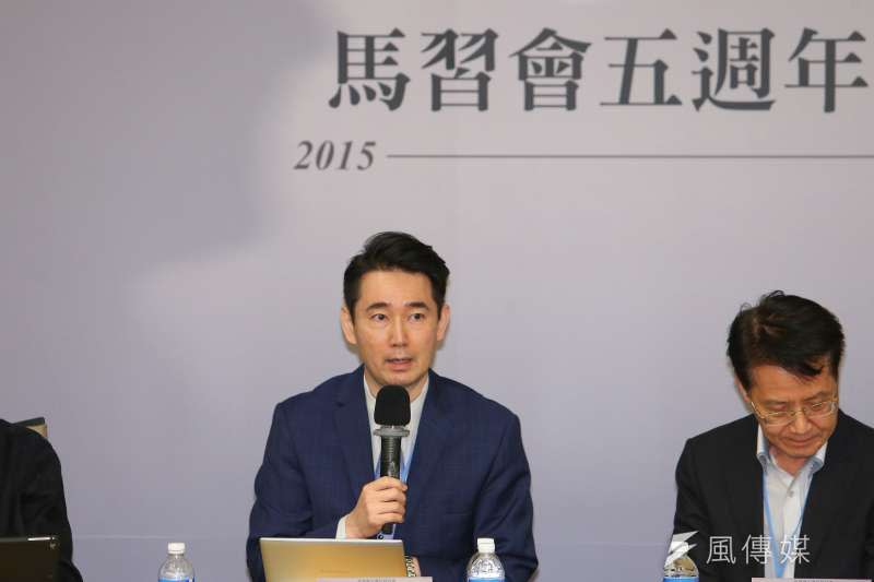 20201107-政大外交系副教授黃奎博7日出席「馬習會五週年研討會 」。（顏麟宇攝）