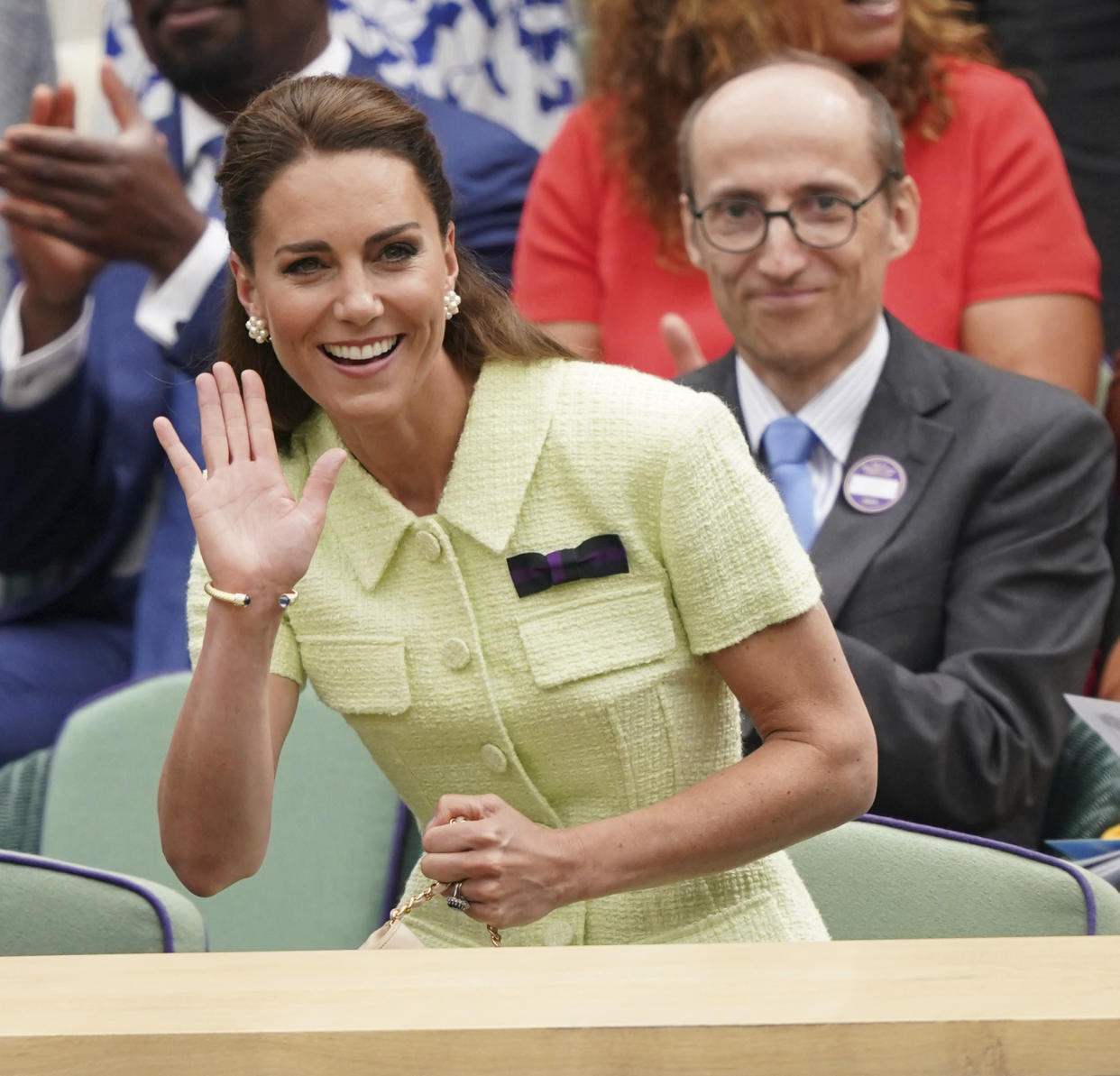 Photo by: KGC-173/STAR MAX/IPx 2023 7/15/23 Catherine, Princess of Wales at The 2023 Wimbledon Championships at the All England Lawn Tennis Club on July 15, 2023 in London, England.