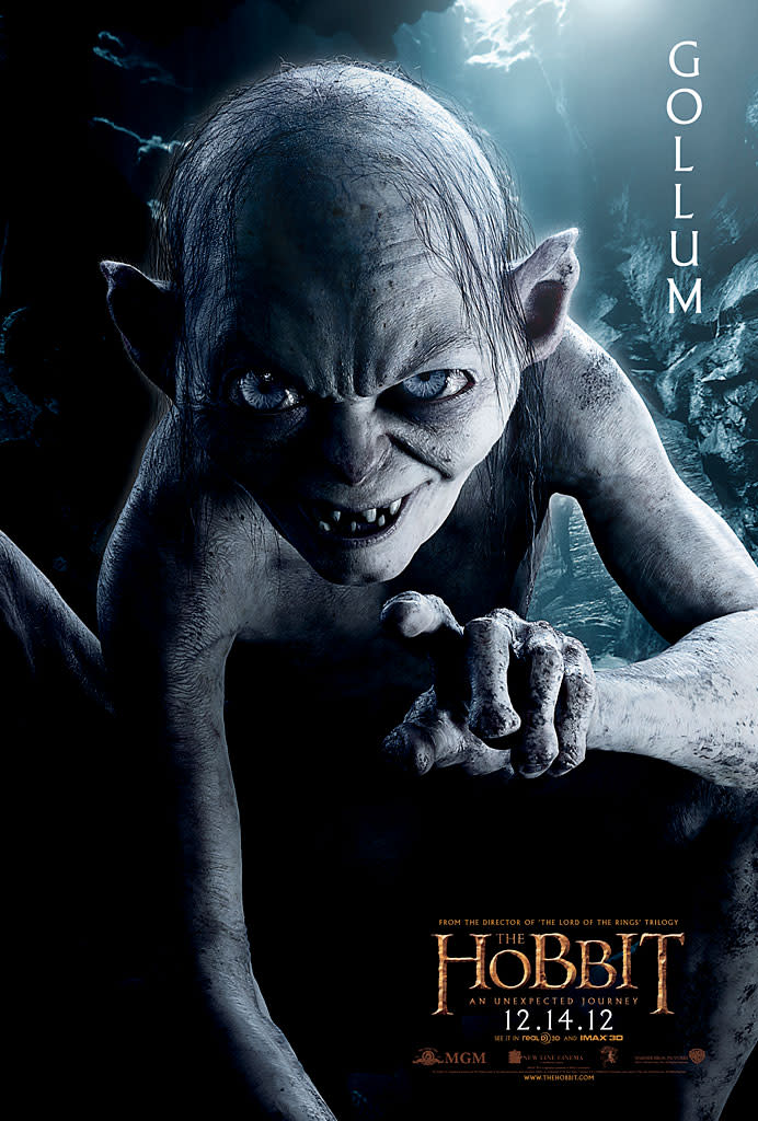 Andy Serkis as Gollum in New Line Cinema's "The Hobbit: An Unexpected Journey" - 2012