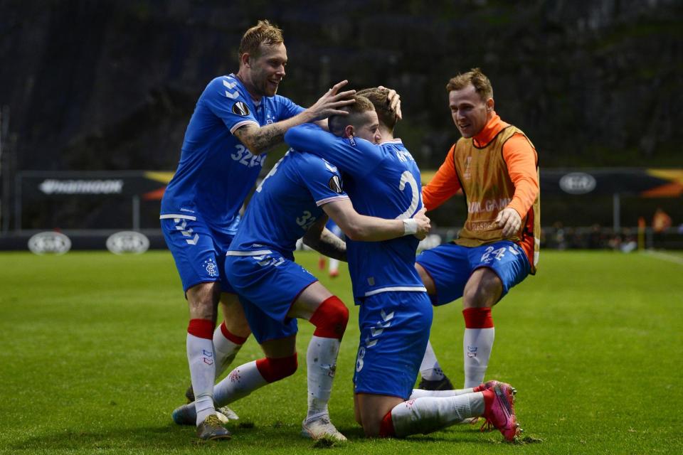 Rangers picked up a huge win on the road at Braga on Wednesday: Getty Images