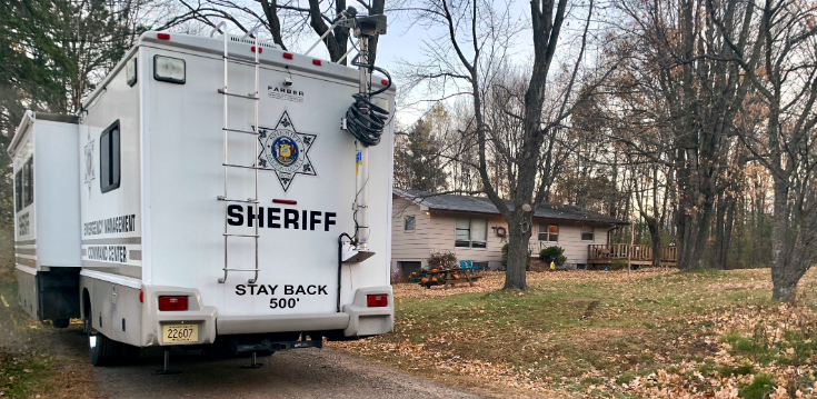 The Wisconsin home where Jayme Closs’ parents were shot dead. Source: AP