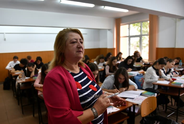 Latin teacher Gheorghita Cucu says Romanians have a "patriotic duty" to learn Latin, the language of their ancestors