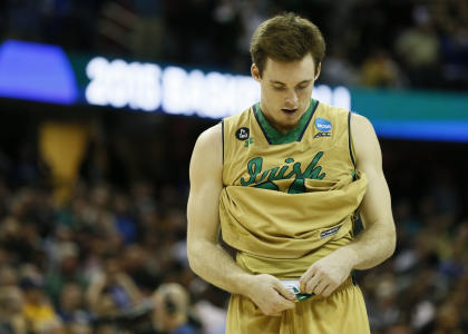 Pat Connaughton (24) reacts Notre Dame lost to Kentucky on Saturday. (USAT)